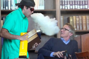 Aggressively Vaping in Peoples Faces