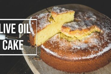 rustic olive oil cake | 橙香味的橄榄油蛋糕【Italian cake recipe】