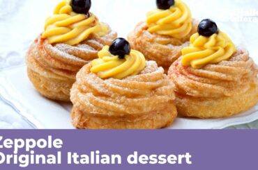 ZEPPOLE: Original Italian recipe