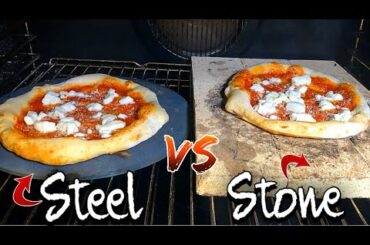 Pizza Stone Bricks  VS Steel (15% Cooking difference)