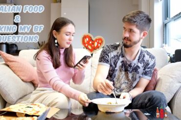 ITALIAN FOOD MUKBANG / PIZZA+LASAGNE(q&a)