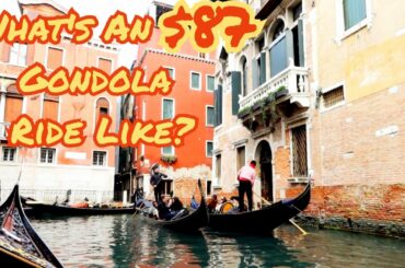 1254 What An $87 Gondola Ride is Like In The VENICE ITALY Canals - Jordan Travel Vlog (2/28/20)
