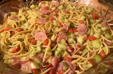 Honey Ham Pasta Salad|Granny Cook-Good