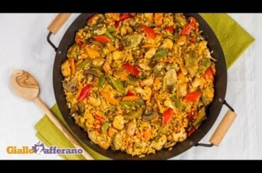 Vegetarian paella - recipe