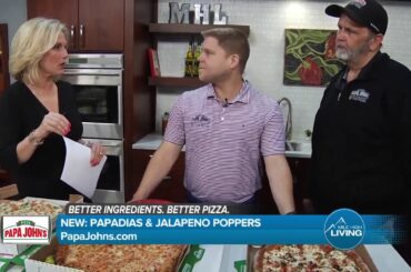 In the MHL Kitchen with Papa John's!