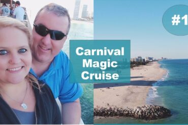Carnival Magic Cruise EP1 - Embarkation - Sail Away - Cucina Del Capitano - Touring Ship