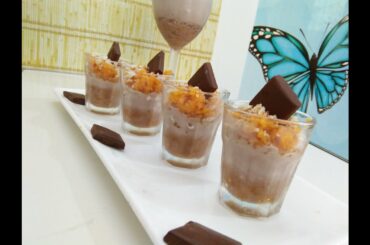 Mootichur - Cocoa Panna Cotta Recipe || Home Made Panna Cotta || Italian Dessert || - # 213