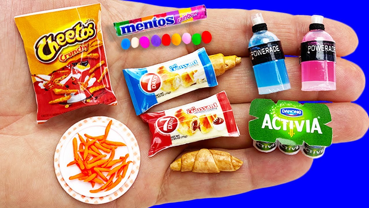12 DIY MINIATURE FOOD AND DRINKS HACKS AND CRAFTS !!!! 12 DIY MINIATURE FOOD AND DRINKS HACKS AND CRAFTS !!!!
