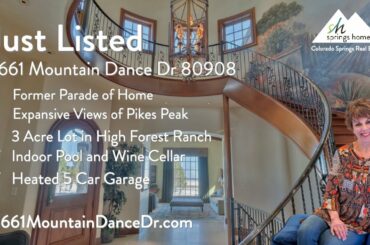 4661 Mountain Dance Dr Colorado Springs CO 80908🏰 🏊 🍷New Listing by Jennifer Boylan of Springs Homes