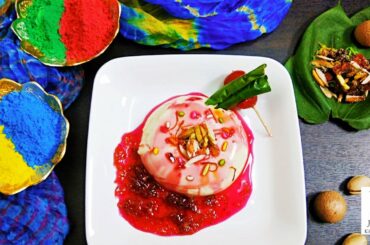 Kesariya Paan Thandai Panna Cotta | Holi Special Recipe | Italian Dessert with Indian twist