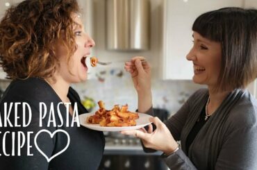 Baked Rigatoni Pasta Recipe - Foodie Sisters in Italy