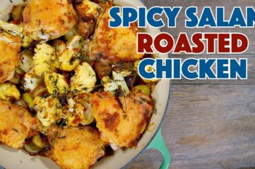 🏆 Spicy Salami Sauce Roasted Chicken Thighs Recipe