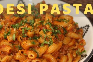 INDIAN STYLE PASTA RECIPE IN PRESSURE COOKER | SPICY MASALA PASTA |QUICK & EASY DESI MASALA PASTA