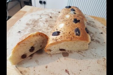 The best, tasty Italian Olive, Lemon & Herb Ciabatta bread from scratch at home by Carlos Cooks