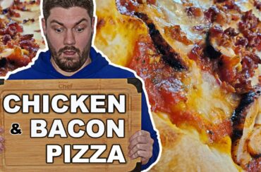 BBQ Chicken Bacon Pizza | EASY Pizza Recipe