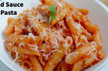 Red Sauce Pasta Recipe || Indian Style Tomato Pasta