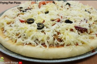 Frying Pan Pizza(فرائی پین پیزا )If You Like Pizza, This Recipe Special For You Easy and Fast Recipe