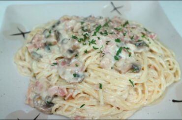 HOW TO COOK EASY SPAGHETTI CARBONARA RECIPE