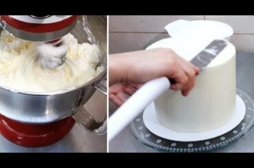 Italian Meringue Buttercream Recipe HOW TO MAKE  by CakesStepbyStep