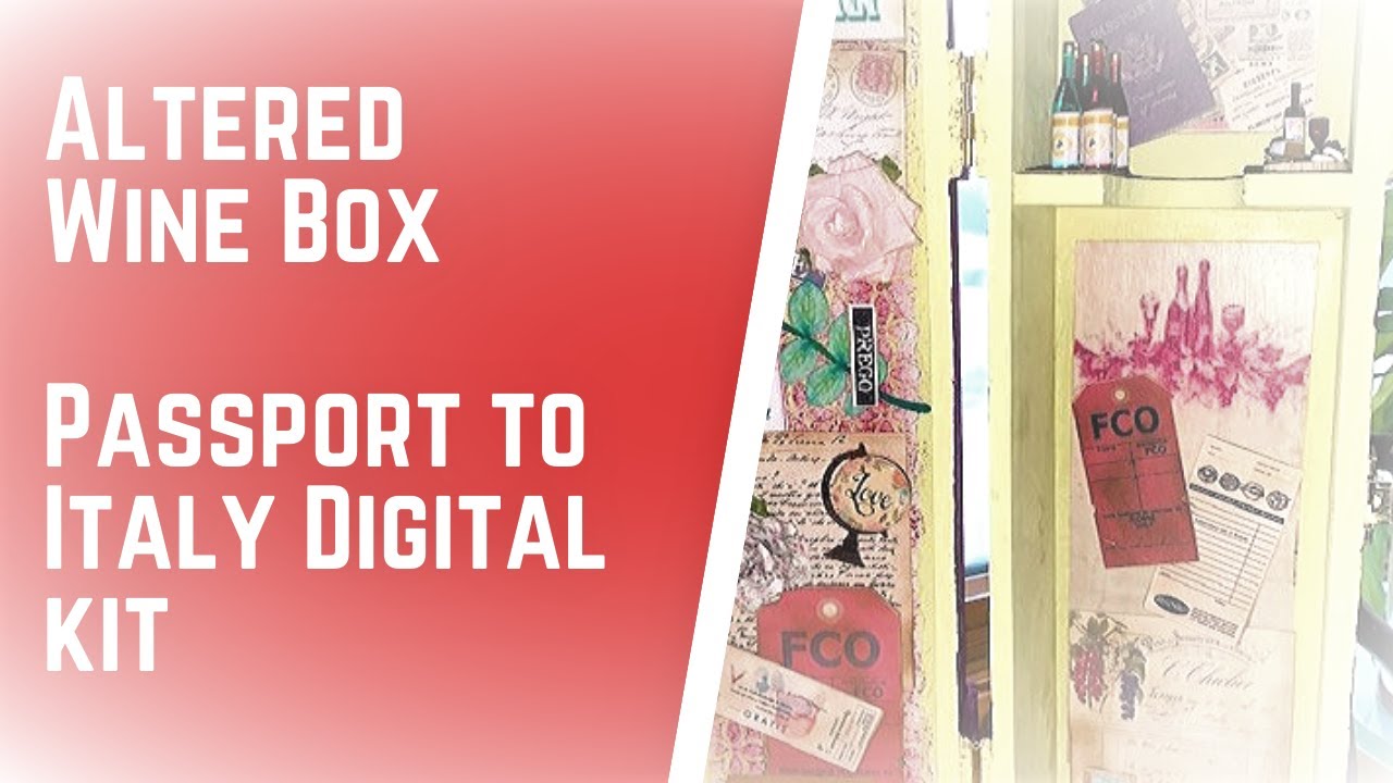 Altered Wine Box | Crafter's Castle Design Team Project Altered Wine Box | Crafter's Castle Design Team Project