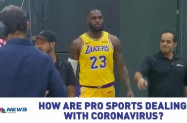 How are the Vegas Golden Knights, LeBron James preparing for Coronavirus?