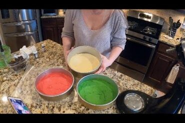 Italian Rainbow Cookie Cake