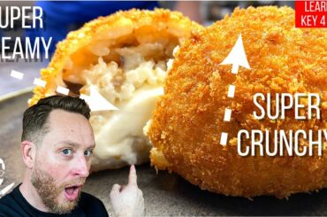 Fresh Burrata flown in for Ultimate Arancini fr Ben Tish’s Moorish at Norma London |  Food Busker