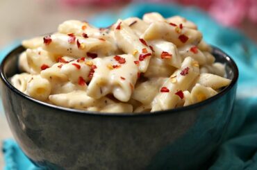 White sauce Pasta Recipe | How to make White sauce pasta | Kabitaskitchen