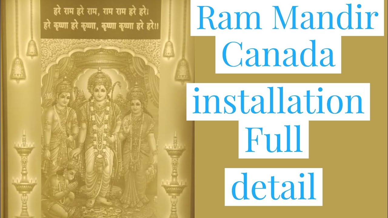 Corian mandir, ram mandir, canada installation Corian mandir, ram mandir, canada installation