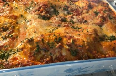 Incredible 5 Cheese Lasagna Recipe | Homemade Meat Sauce