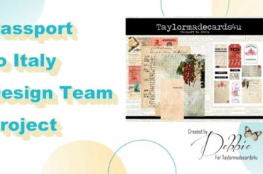 Passport to Italy DTP for Taylormadecards4u