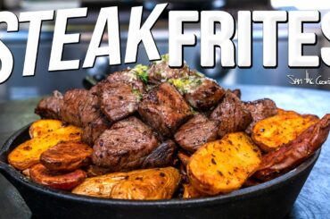 THE BEST STEAK FRITES (W/ WAGYU BEEF!) | SAM THE COOKING GUY 4K