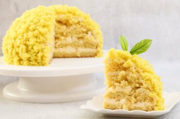 ВЕСЕННИЙ торт МИМОЗА к 8 МАРТА 💐простой рецепт💐 Italian MIMOSA cake