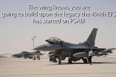 Triple Nickel Arrives at Prince Sultan Air Base SAUDI ARABIA 02.26.2020