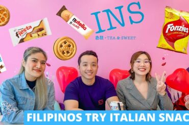Filipinos try Italian snacks