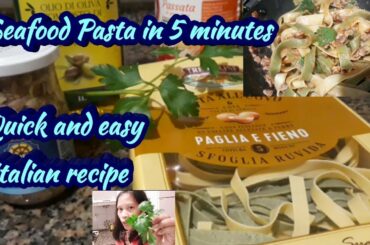 TAGLIATELLE AI FRUTTI DI MARE 🇮🇹 SIMPLE ITALIAN RECIPE 🇵🇭 MY STYLE🍽