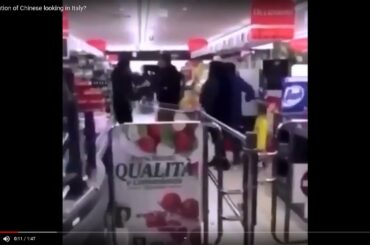 Discrimination of Chinese looking in Italy?