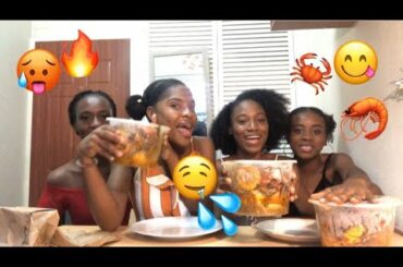 Spicy Seafood Mukbang🥵 + Would You Rather Challenge‼️