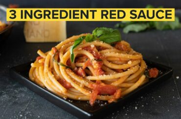 How to make the SIMPLEST ITALIAN PASTA SAUCE at home