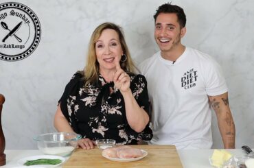 COOKING WITH MY MOM! STUFFED CHICKEN BREAST X Sugo Sunday Ep. 43