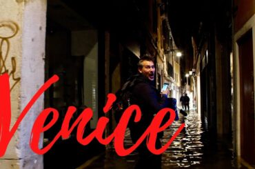 24 Hours In Venice Italy (During the ACQUA ALTA Venice Flood 2019)