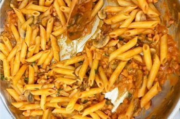 Penne alla Boscaiola   Rossella's Cooking with Nonna