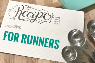 Recipe for Runners: Pizza