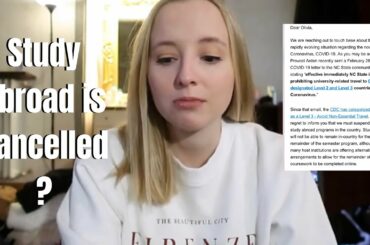 is study abroad cancelled? Coronavirus outbreak Italy