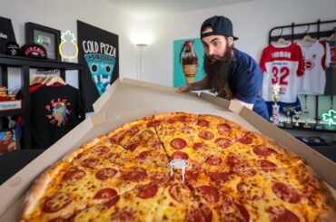 EATING THE BIGGEST PIZZA IN YORKSHIRE | BeardMeatsFood