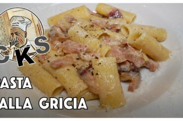 Pasta Alla Gricia, Classic Recipe by Chef CKS