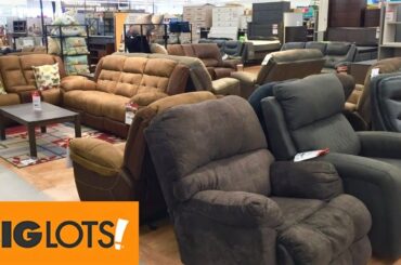 BIG LOTS FURNITURE SOFAS COUCHES ARMCHAIRS CHAIRS HOME DECOR SHOP WITH ME SHOPPING STORE WALK 4K