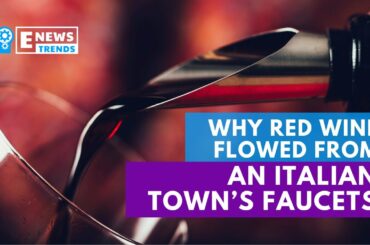 Why Red Wine Flowed From An Italian Town’s Faucets