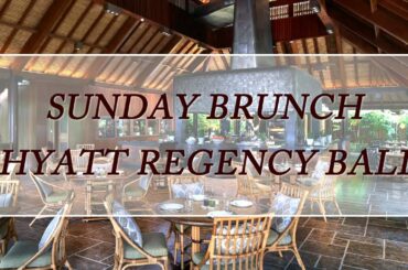 SUNDAY BRUNCH at HYATT REGENCY BALI in Sanur | Restaurant Pizzaria