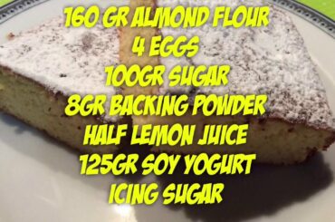 Almond cake, gluten free| Healthy italian recipes #1